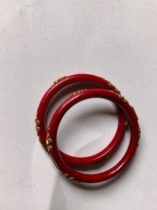 New Bangles Chilli Red Maroon Colour