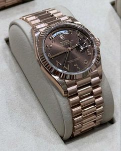 Rolex# For Men Oyster Perpetual Day-Date Chocolate