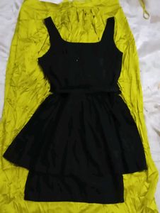 Chic Black Sleeveless Mini Dress