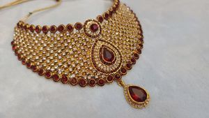 New Bridal Jewel Set With Quality AD Stones
