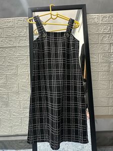 Plaid Pinafore Dress