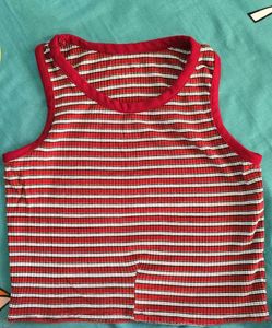 Retro Striped Tank Top