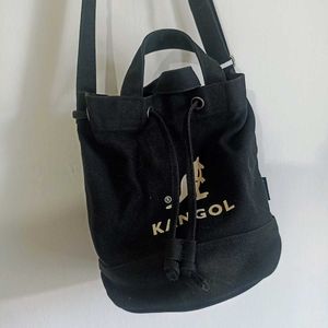 Kangol Black Bucket Bag