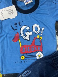 Cute Digger T-Shirt &amp; Shorts Set