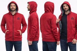 Reebok Red Full Zip Hoodie