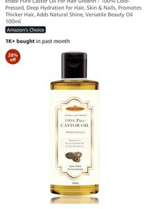 Pure Castor Oil for Hair & Skin