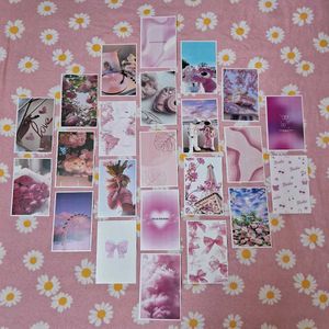 HOME DECOR COMBO - FRAMES &amp; POSTERS (pink aestheti