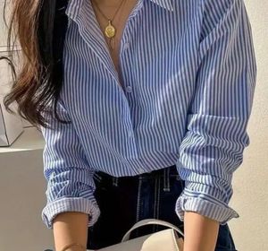 Chic Striped Button-Up Shirt