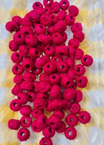 Pink cotton Balls for Crafts & jewellery m