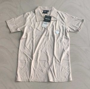 Stylish Beige Prada Polo Shirt