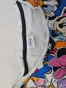 Chic Disney Character Print T-Shirt