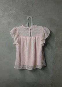 Chic Pink Textured Top