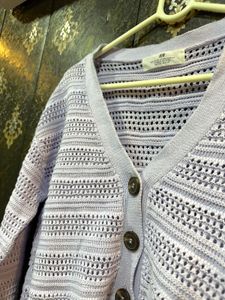Lavender Knit Button-Down Cardigan🦋🌸