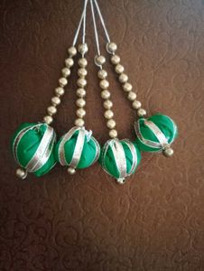 Green Ethnic Latkan / Tassel