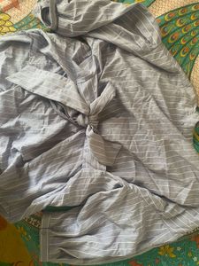 Striped Button-Up Shirt