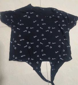 Tie-Front crop top