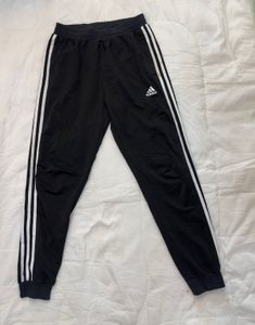 Adidas 3-Stripes Black Track Pants