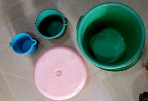 4 Set Bucket 2 🪣 &amp; bathstand &amp; Mug