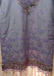Beautiful Lavender Kurta Set