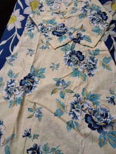 New Zudio Floral Print Kurta