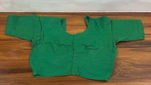 Green Cotton Blouse