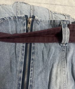 SALE❗️ y2k vintage denim belted mini dress🤩