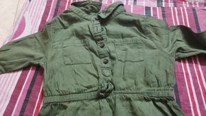 3-4 Year Girls Shirt Type Dress