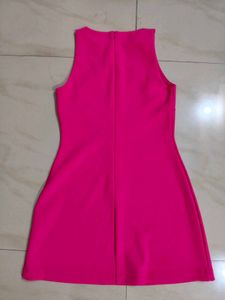 Chic Sleeveless Pink Mini Dress