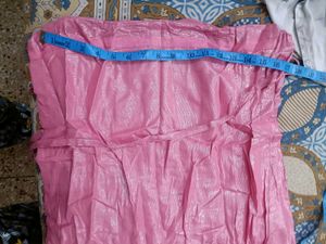 Heavy Work Blouse &amp; Shimmer Peticot In Pink