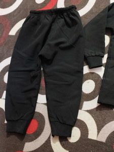 Black 'Sports' baby boy Tracksuit Set