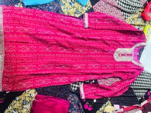 Elegant Pink Kurta Set with Dupatta