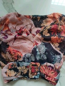 ZARA WOMAN Floral Print Top
