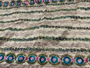 Embroidered Dupatta with Mirror Work