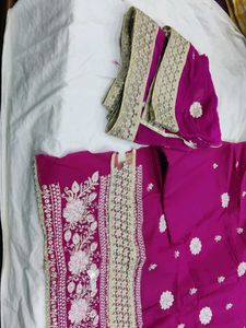 three piece set dupatta bottom kurta