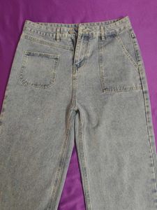 Urbanic Wide Leg Denim Jeans