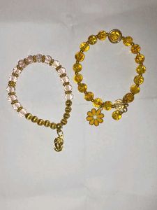 Beaded Charm Bracelet Set