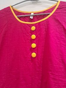Magenta Pink Anarkali Kurta