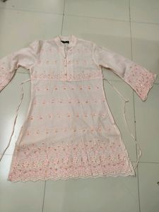 Handwork (Ari Work) Chikankari Cotton Kurta