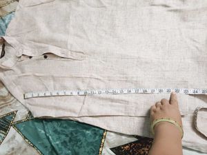 Men's Beige Kurta