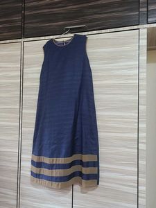 Classic Blue Midi Dress