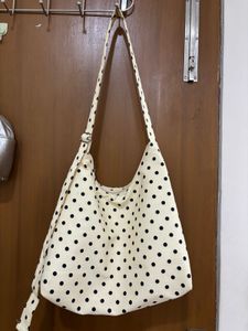 Coquette Cute Polka Dot Hobo Bag