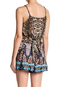 Keisha Boho Print Mini Romper