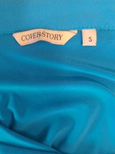 Cover Story Blue Fitted Top (S)