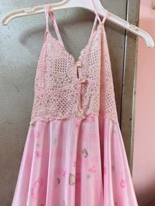 beautiful floral fancy night gown