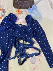Blue Wrap Top🩵