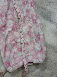 Cozy Floral Fleece Pajama Pants