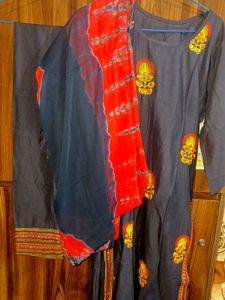Embroidered Kurta Set with Dupatta