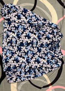 Floral Print Button-Up Top- women