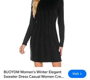 Very Beautiful Woolen Midi Dress