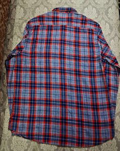 ColorPlus Men's Checked Casual Shirt Large Size